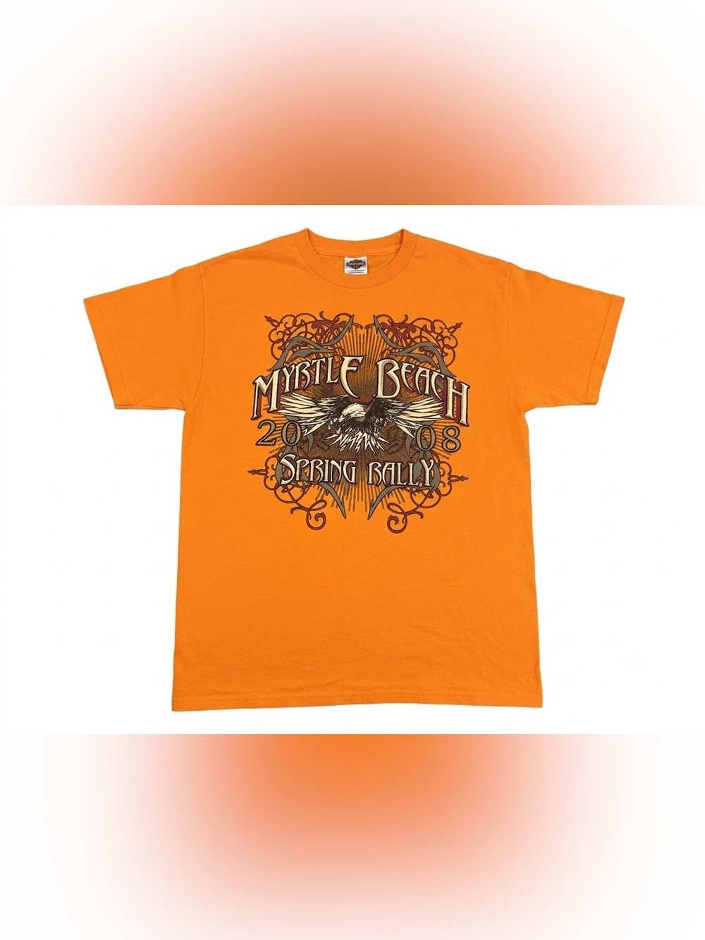 Vintage 2008 Myrtle Beach Spring Rally Tennessee River Apparel Cotton T-Shirt